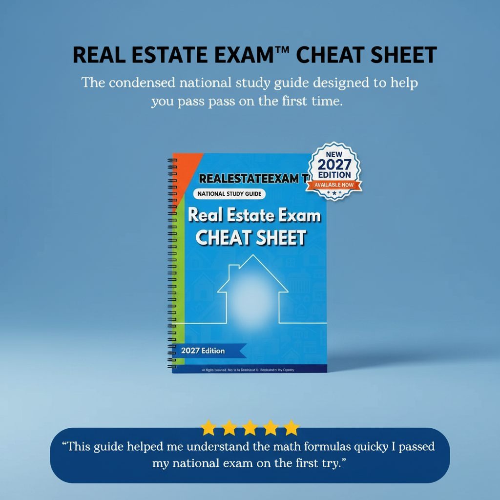 Real Estate Exam™  Cheat Sheet
